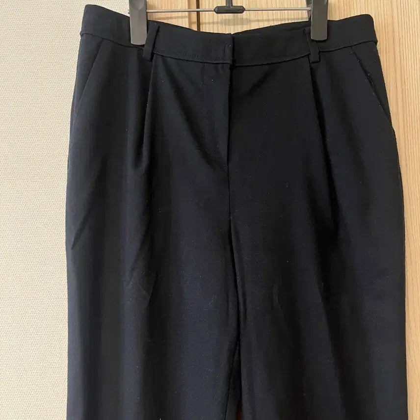 [BUNJANG] LINE Black Slacks 55 Size Dress Pants / LINE 블랙 슬랙스 55사이즈 정장바지