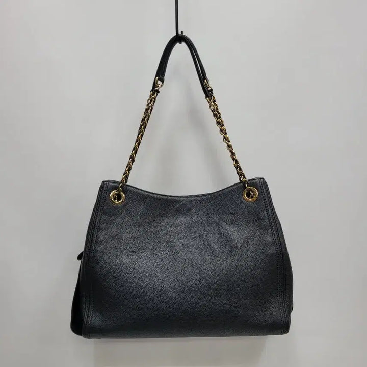 [BUNJANG] DAKS DD Logo Leather Shoulder Bag Black / DAKS 닥스 DD로고 가죽 숄드백 / 블랙