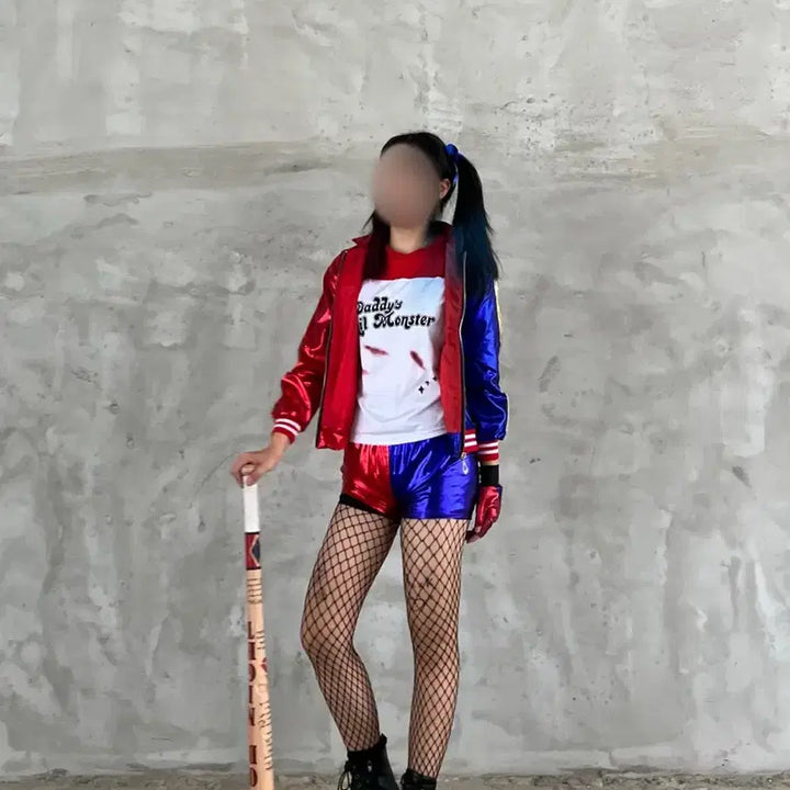 [BUNJANG] Harley Quinn Cosplay Costume Rental / 할리퀸 졸업사진 졸사 코스프레 코스튬 대여