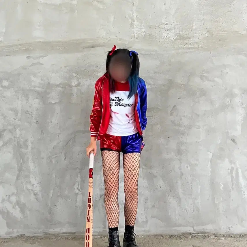 [BUNJANG] Harley Quinn Cosplay Costume Rental / 할리퀸 졸업사진 졸사 코스프레 코스튬 대여