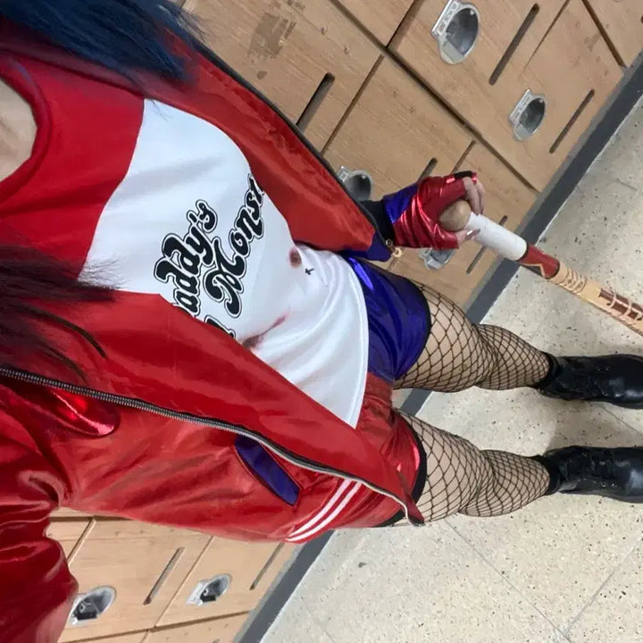 [BUNJANG] Harley Quinn Cosplay Costume Rental / 할리퀸 졸업사진 졸사 코스프레 코스튬 대여