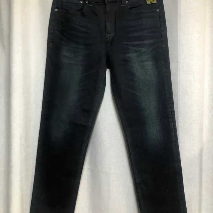 [BUNJANG] EVISU Black Wash Narrow Comfort Denim Pants W30 / 에비수 블랙 워싱 내로우 컴포트 데님 팬츠 W30