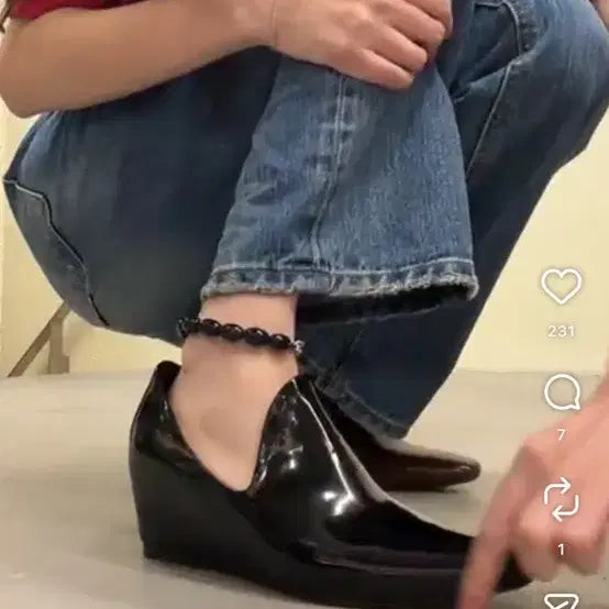 [BUNJANG] Osoi Wedge Heels / 오소이 웨지