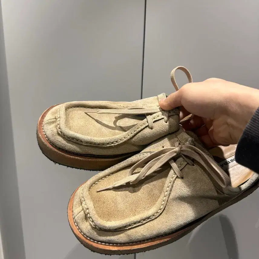 [BUNJANG] Lost Garden Dive Slide Beige Sandals / 로스트가든 Dive Slide Beige