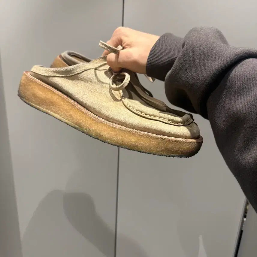 [BUNJANG] Lost Garden Dive Slide Beige Sandals / 로스트가든 Dive Slide Beige