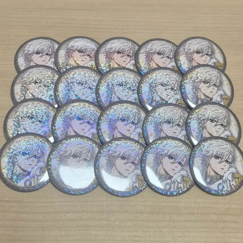 [BUNJANG] Blue Lock Nagi Seishiro Hologram Can Badge Bundle Set / 블루록 나기 세이시로 왕좌 듀얼 홀로그램 캔뱃지 일괄 이타백