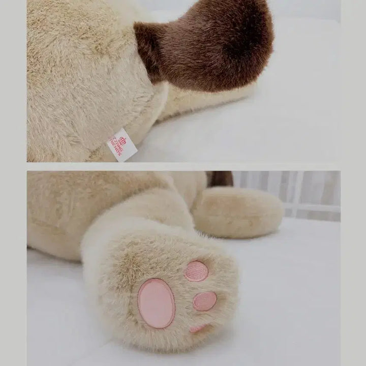 [BUNJANG] Hug Puppy White Large Plush 70cm Doll / 허그퍼피 화이트 대형 인형 70cm (새상품)