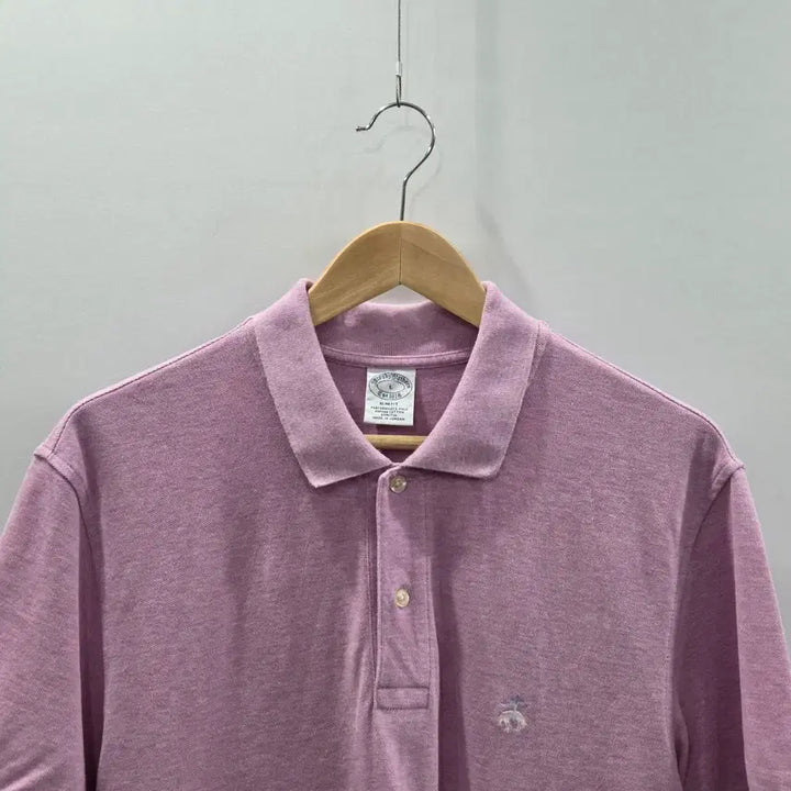 [BUNJANG] Brooks Brothers Pique Polo Shirt Lavender L / 브룩스브라더스 피케 카라티 라벤더 L