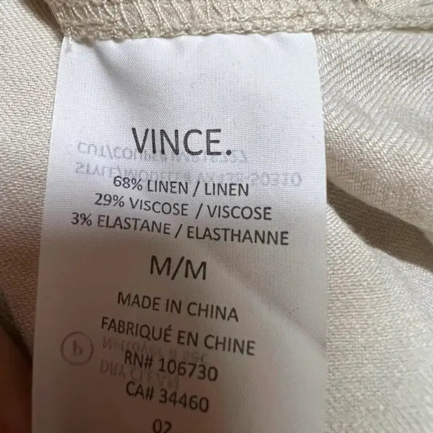 [BUNJANG] Vince Linen Blend Sleeveless Dress / 빈스 vince 린넨 원피스