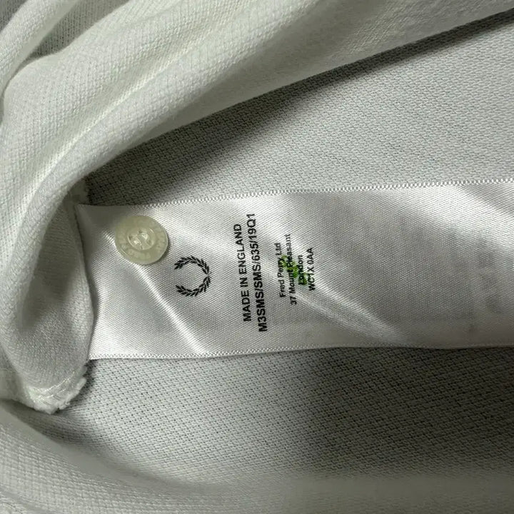 [SOLD OUT] 프레드 페리 화이트 폴로 피케 셔츠 40 사이즈 made in UK