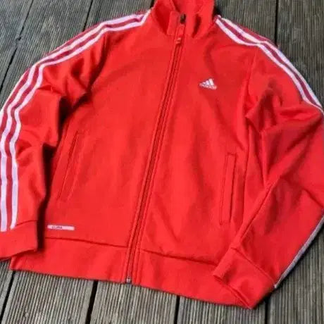 [SOLD OUT] 아디다스  주흰 주황 여자 트랙탑 져지집업 90/S