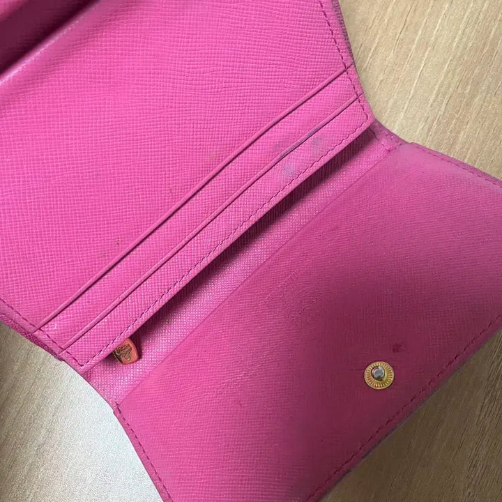 [BUNJANG] MCM Pink Rabbit Bifold Wallet / MCM 핑크 래빗 중지갑