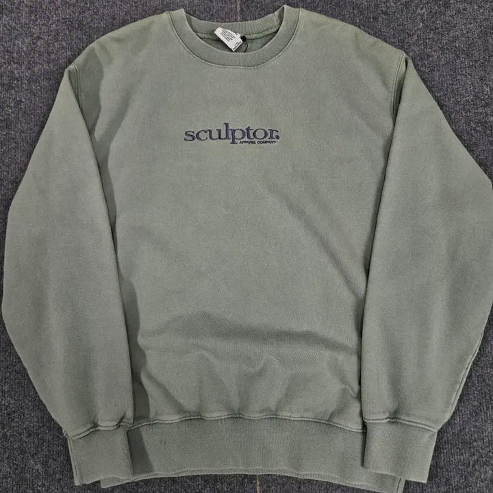 [BUNJANG] Sculptor Snow Wash Sweatshirt / 스컬프터 스노우 워시 스웻셔츠 급처