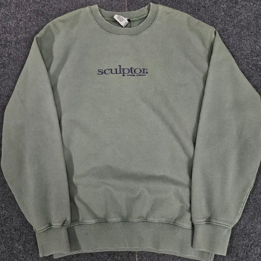 [BUNJANG] Sculptor Snow Wash Sweatshirt / 스컬프터 스노우 워시 스웻셔츠 급처