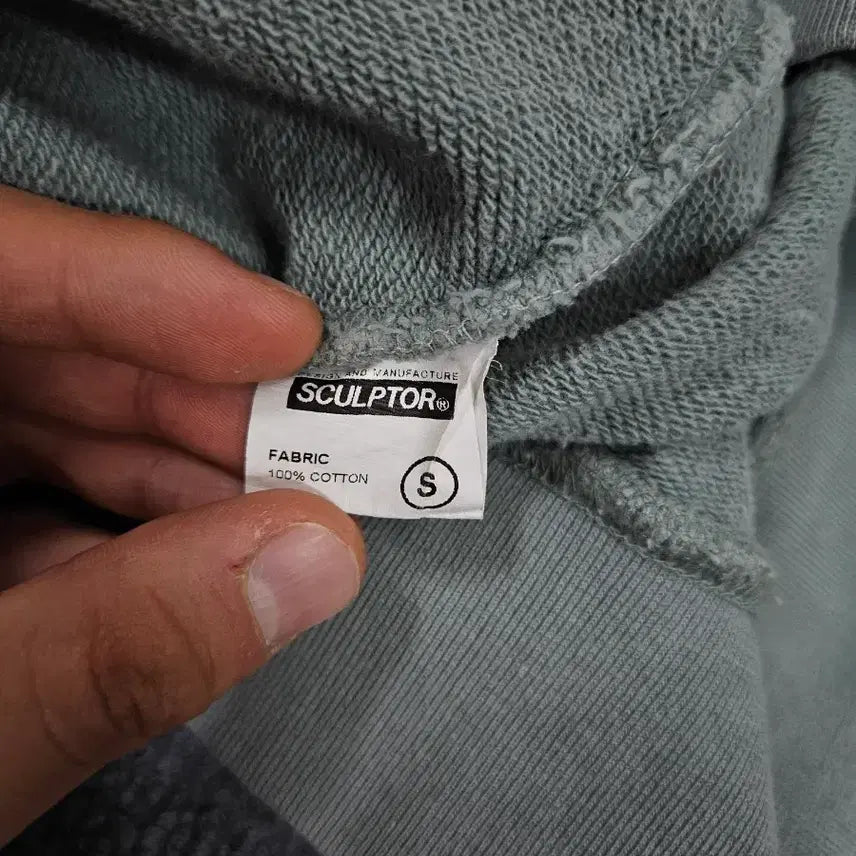[BUNJANG] Sculptor Snow Wash Sweatshirt / 스컬프터 스노우 워시 스웻셔츠 급처