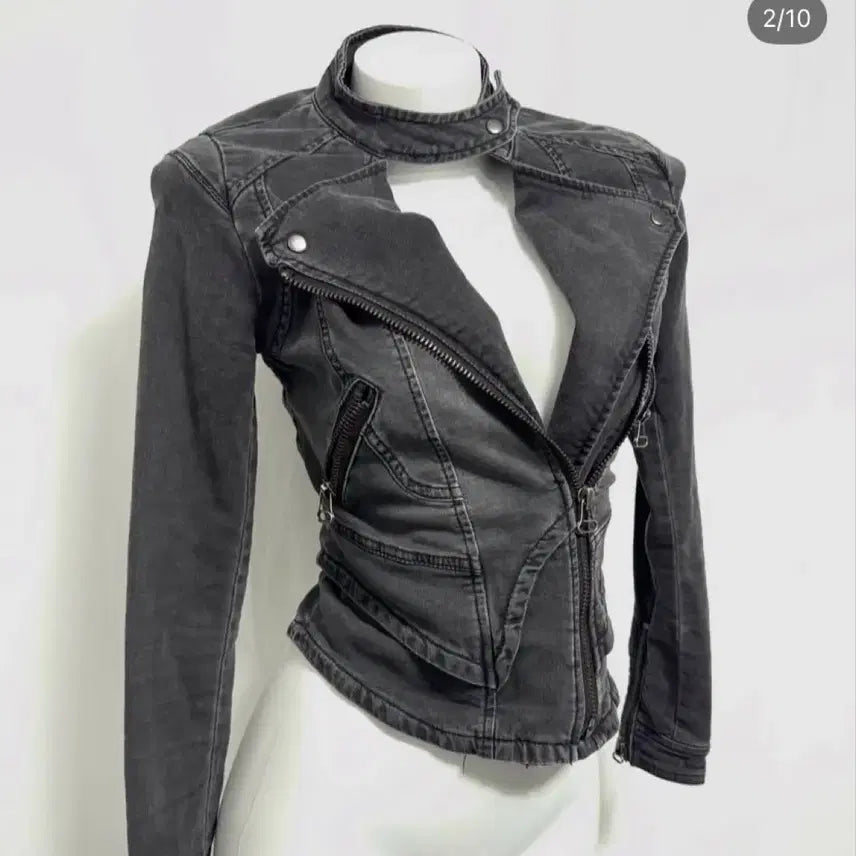 [SOLD OUT] 빈티지 데님 라이더자켓