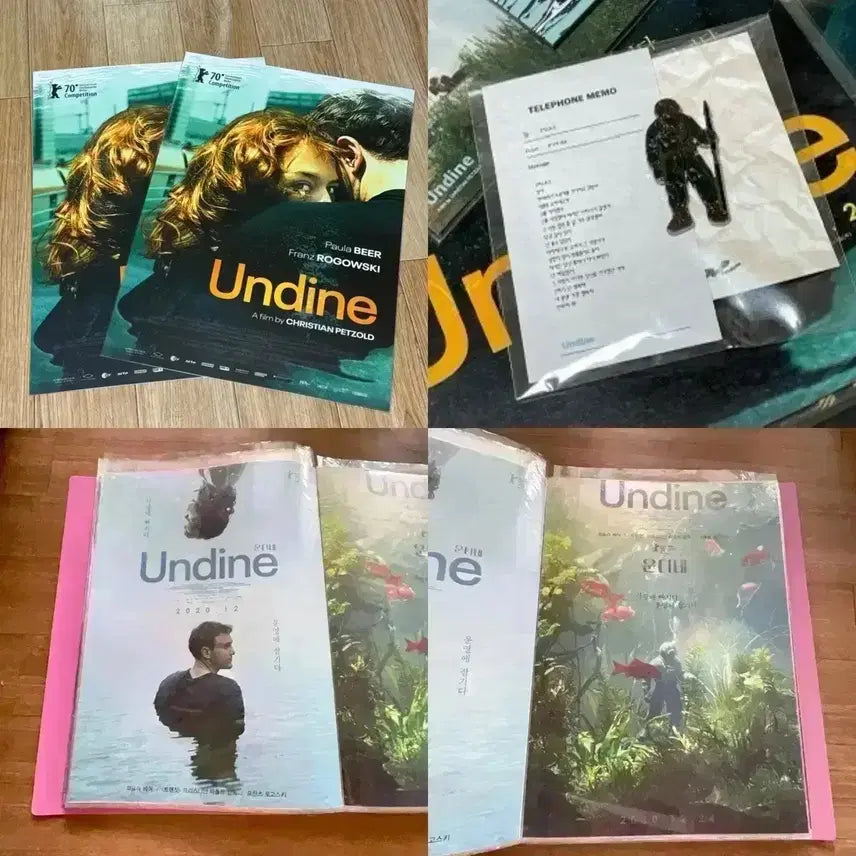 [BUNJANG] Transit Movie Merchandise Bundle / 트랜짓 A3포스터 엽서세트 크리스티안펫졸드 영화 피닉스 운디네 뱃지