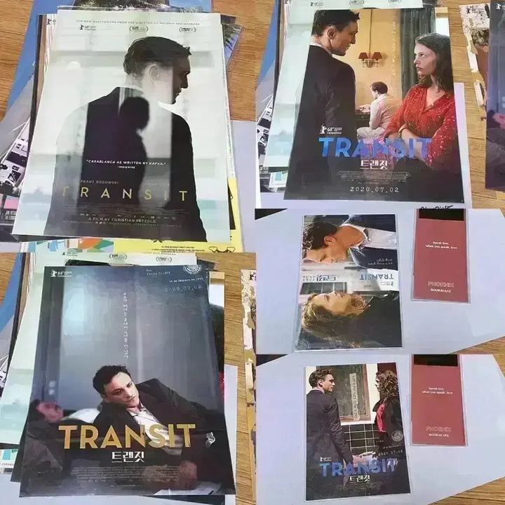 [BUNJANG] Transit Movie Merchandise Bundle / 트랜짓 A3포스터 엽서세트 크리스티안펫졸드 영화 피닉스 운디네 뱃지