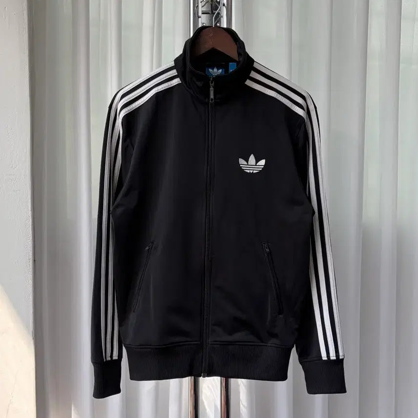 [BUNJANG] Adidas Firebird Black Track Top Jersey / [S-M]아디다스 구형 파이어버드 블랙 트랙탑 져지