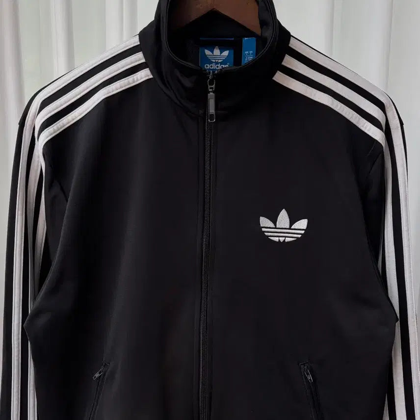 [BUNJANG] Adidas Firebird Black Track Top Jersey / [S-M]아디다스 구형 파이어버드 블랙 트랙탑 져지