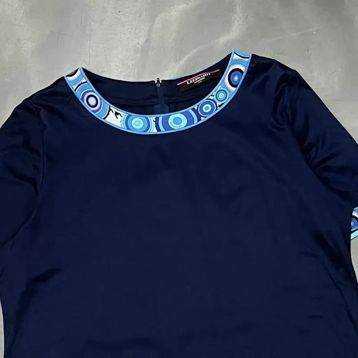 [BUNJANG] Leonard Pattern Binding Short Sleeve T-shirt / 레오나드 패턴 바인딩 반팔티 y15878