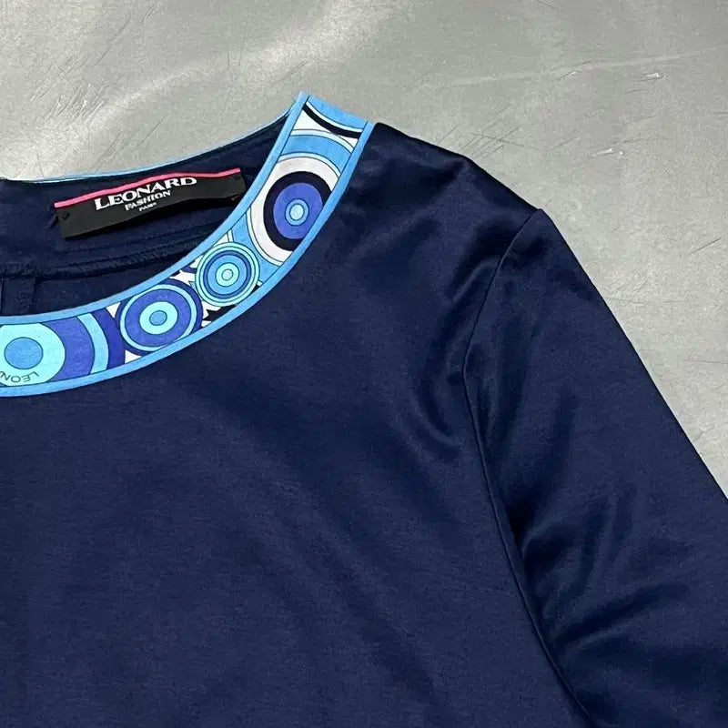 [BUNJANG] Leonard Pattern Binding Short Sleeve T-shirt / 레오나드 패턴 바인딩 반팔티 y15878