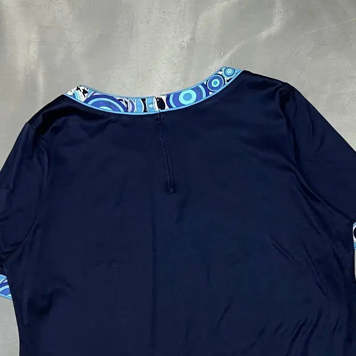 [BUNJANG] Leonard Pattern Binding Short Sleeve T-shirt / 레오나드 패턴 바인딩 반팔티 y15878