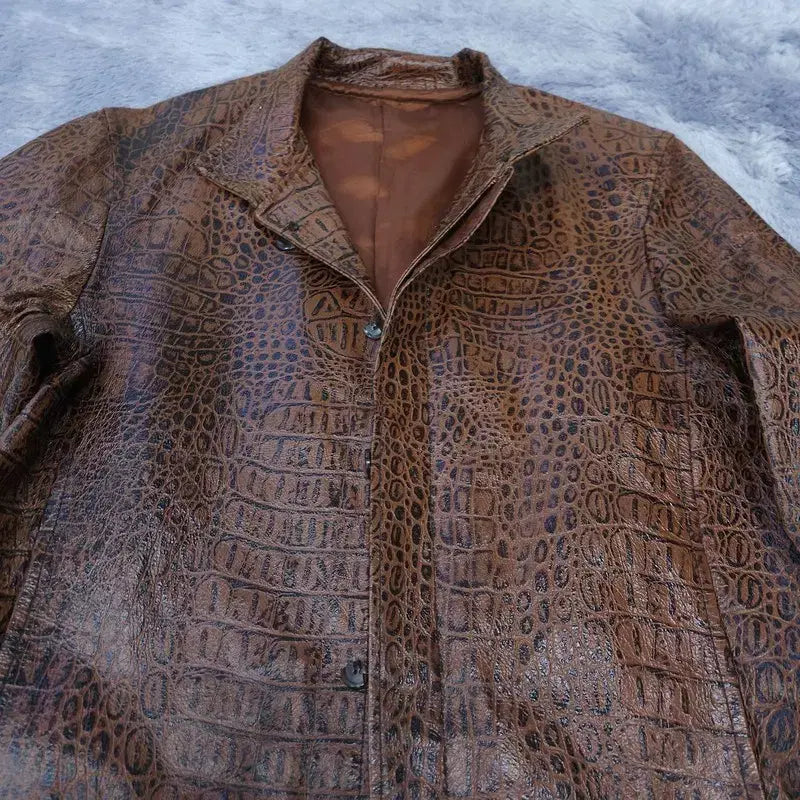 [BUNJANG] Tornado Mart Leather Jacket / [M] 토네이도 마트 가죽 자켓