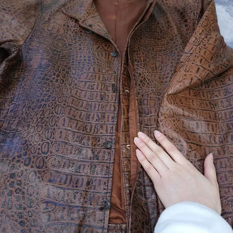 [BUNJANG] Tornado Mart Leather Jacket / [M] 토네이도 마트 가죽 자켓
