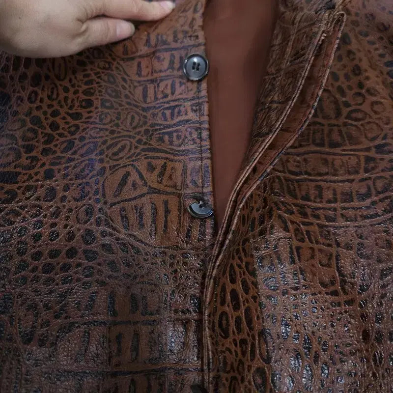 [BUNJANG] Tornado Mart Leather Jacket / [M] 토네이도 마트 가죽 자켓