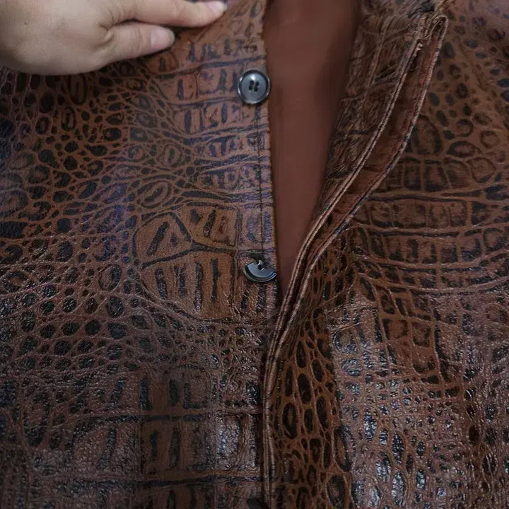 [BUNJANG] Tornado Mart Leather Jacket / [M] 토네이도 마트 가죽 자켓