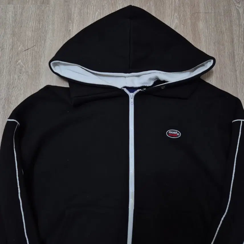 [BUNJANG] MUAH MUAH 1982 Oversized Big Logo Fleece Hoodie / MUAH MUAH 무아무아 1982 오버핏 빅로고 기모 후드집업 FREE