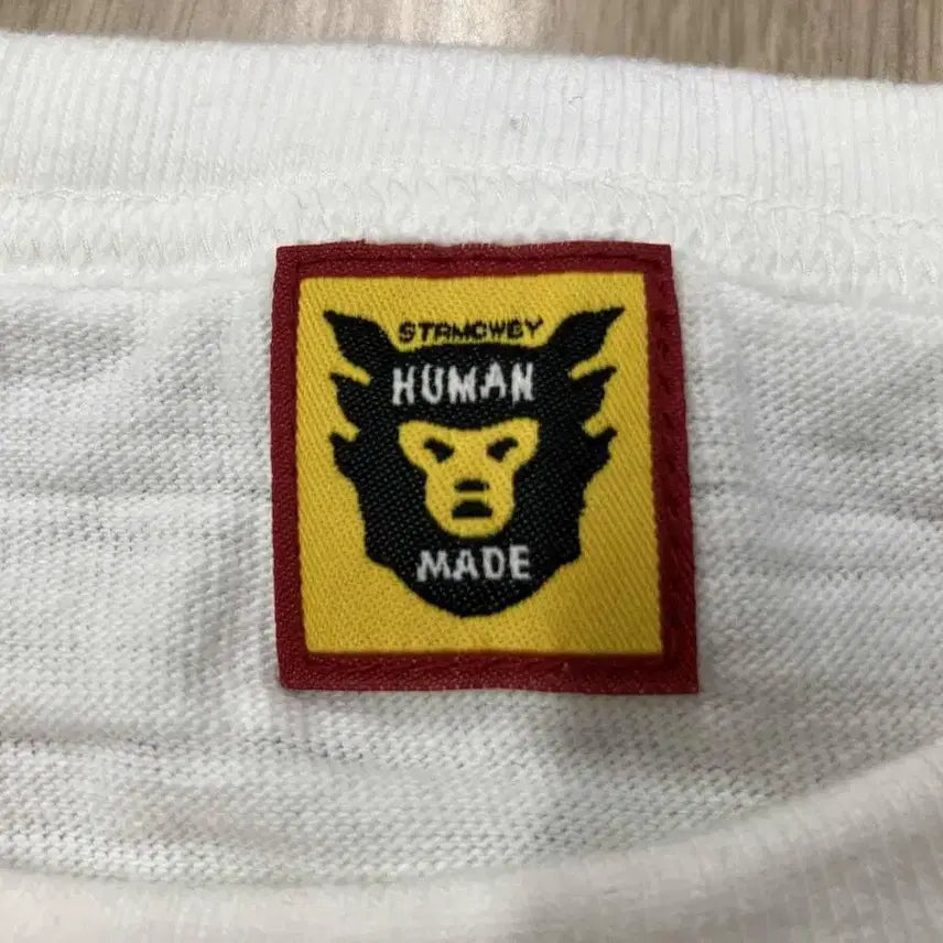 [BUNJANG] Human Made Classic Long Sleeve T-shirt White XXL / 휴먼 메이드 클래식 롱슬리브 티셔츠 화이트