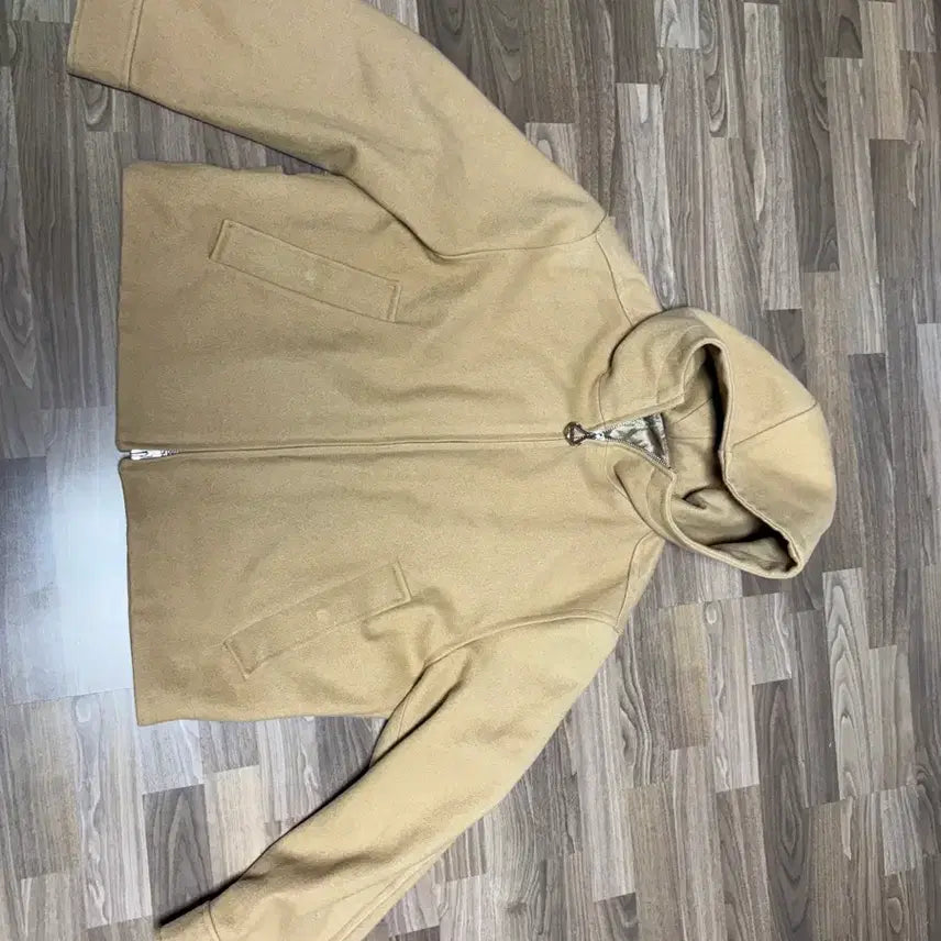 [BUNJANG] Solid Homme 23FW Camel Wool Hooded Jacket (Size 50) / 솔리드옴므 23fw 카멜 울 후드 자켓 50