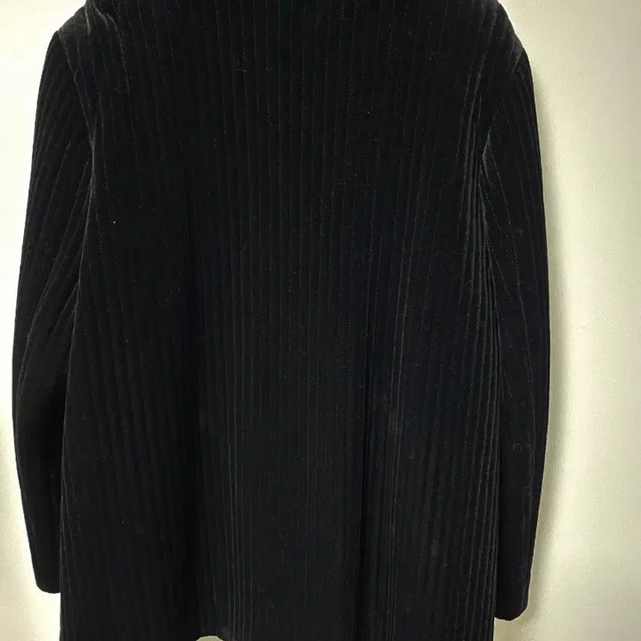 [BUNJANG] Black Velvet Ribbed Jacket (88-99) / 특A급/88~99/벨벳형 골지자켓 블랙