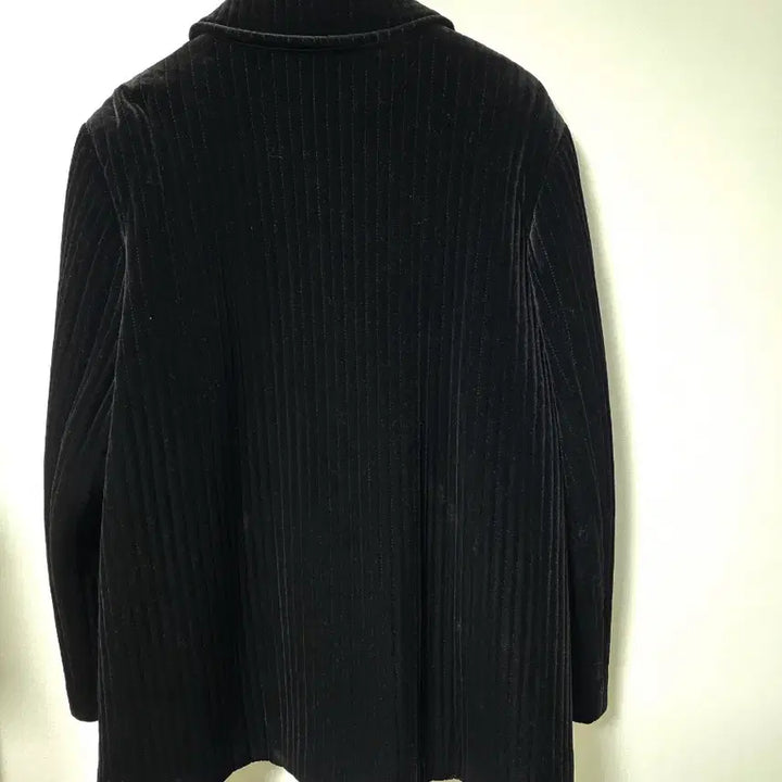 [BUNJANG] Black Velvet Ribbed Jacket (88-99) / 특A급/88~99/벨벳형 골지자켓 블랙