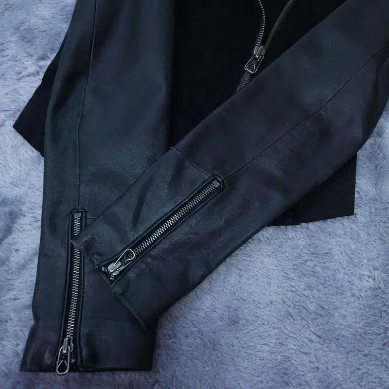 [BUNJANG] Club Monaco Leather Jacket / [S/P] 클럽모나코 가죽자켓