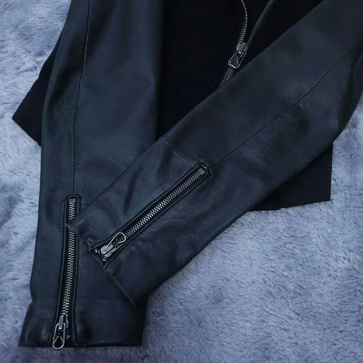[BUNJANG] Club Monaco Leather Jacket / [S/P] 클럽모나코 가죽자켓