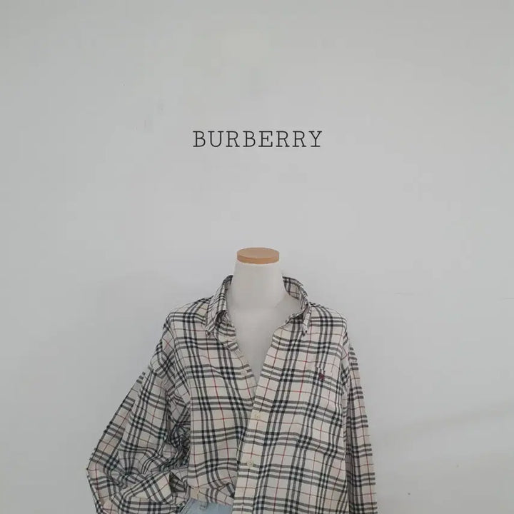 [BUNJANG] Burberry Nova Check Beige Shirt / No.26032002 버버리 노바 체크 베이지 셔츠 남방