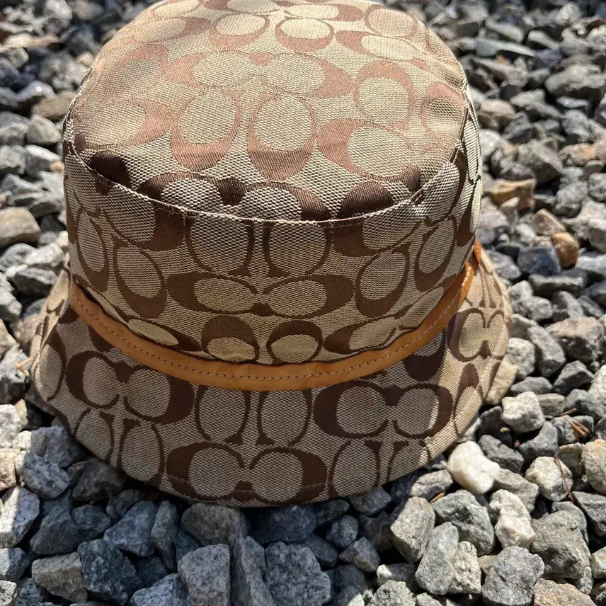 [BUNJANG] Coach Signature Bucket Hat Brown / 코치 시그니처 버킷햇 브라운
