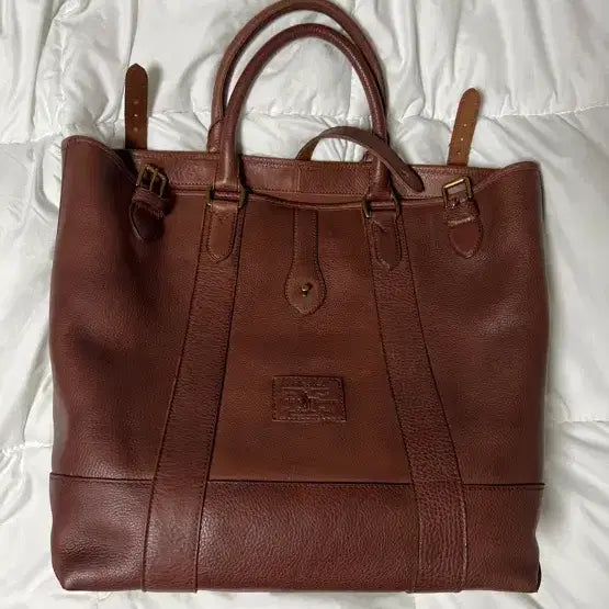 [BUNJANG] Polo Ralph Lauren Iconic Leather Tote Bag / 폴로랄프로렌 아이코닉 레더 토드백 국내매장구매 톰포드 쿠치넬리 폴로