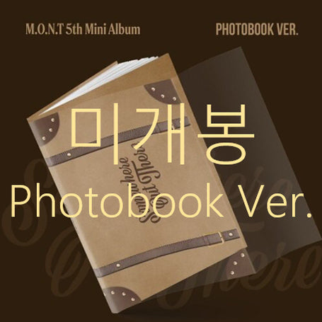 [BUNJANG] M.O.N.T Somewhere Out There Photobook CD Album (Sealed) / [미개봉] 몬트 - Somewhere Out There (포토북, CD)