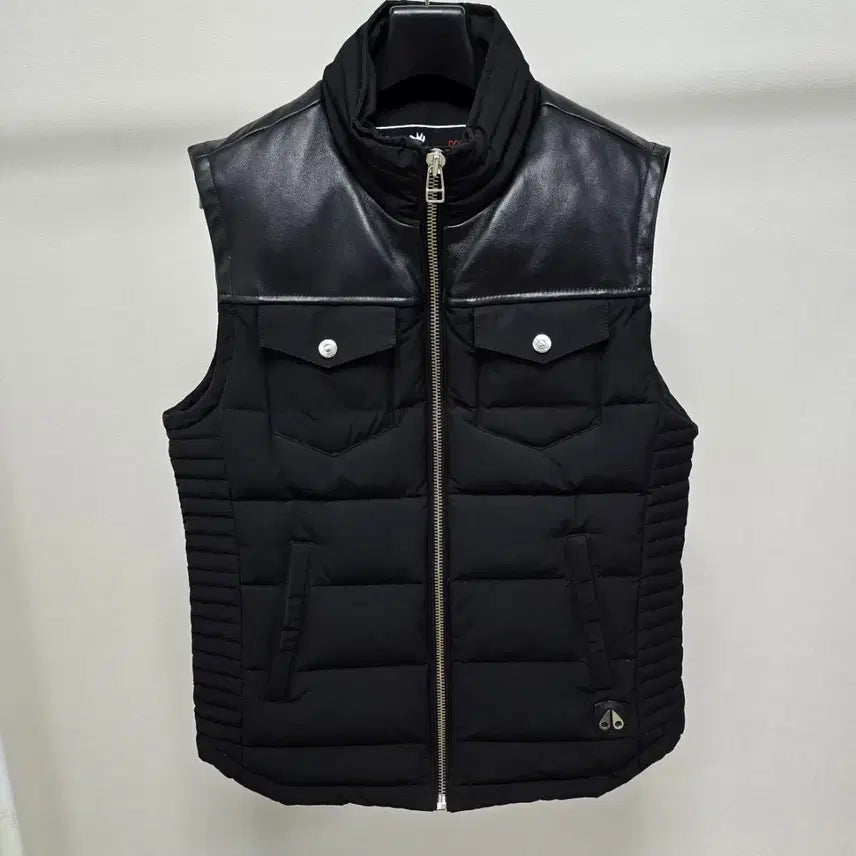 [BUNJANG] Moose Knuckles Leather Padded Vest (S) / 무스너클 레더 패딩 조끼 s사이즈 90 판매