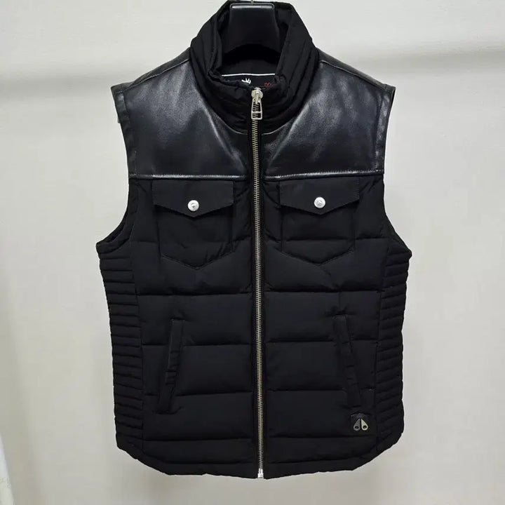 [BUNJANG] Moose Knuckles Leather Padded Vest (S) / 무스너클 레더 패딩 조끼 s사이즈 90 판매