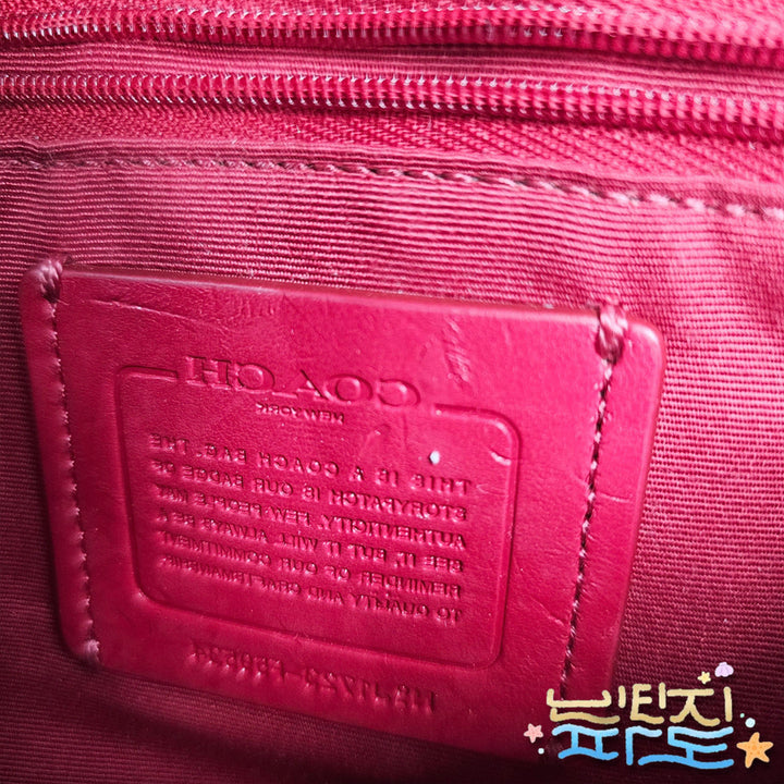 [BUNJANG] Coach Signature Reversible Crossbody Bag / Coach 코치 시그니처 리버저블 크로스백