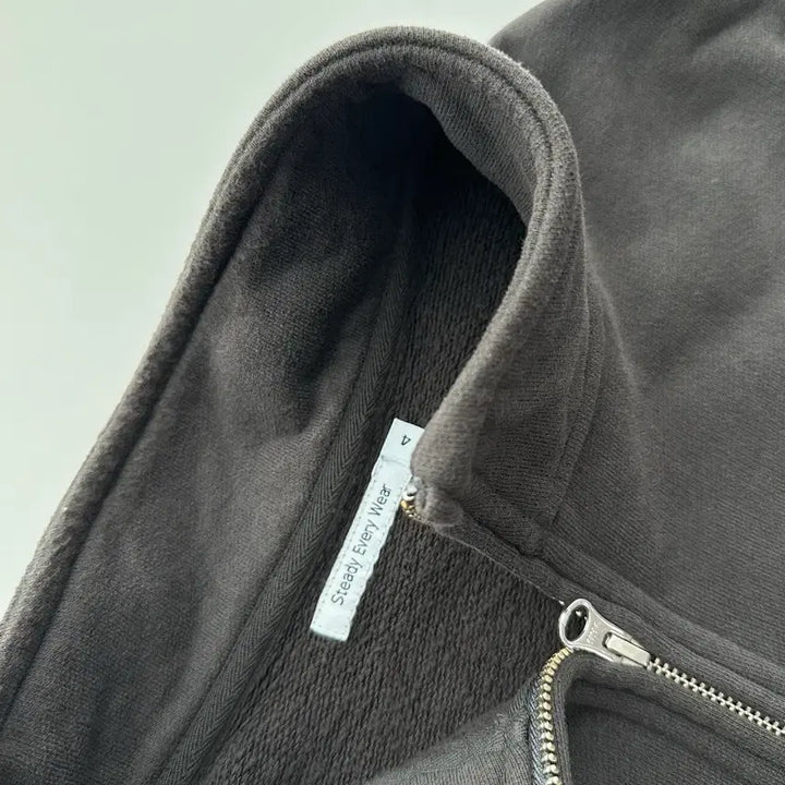 [BUNJANG] Steady Everywear Relaxed Half Zip Up Fleece Sweatshirt (Bundle Set) / 스테디에브리웨어 릴렉스드 하프 집업 기모 스웻 셔츠