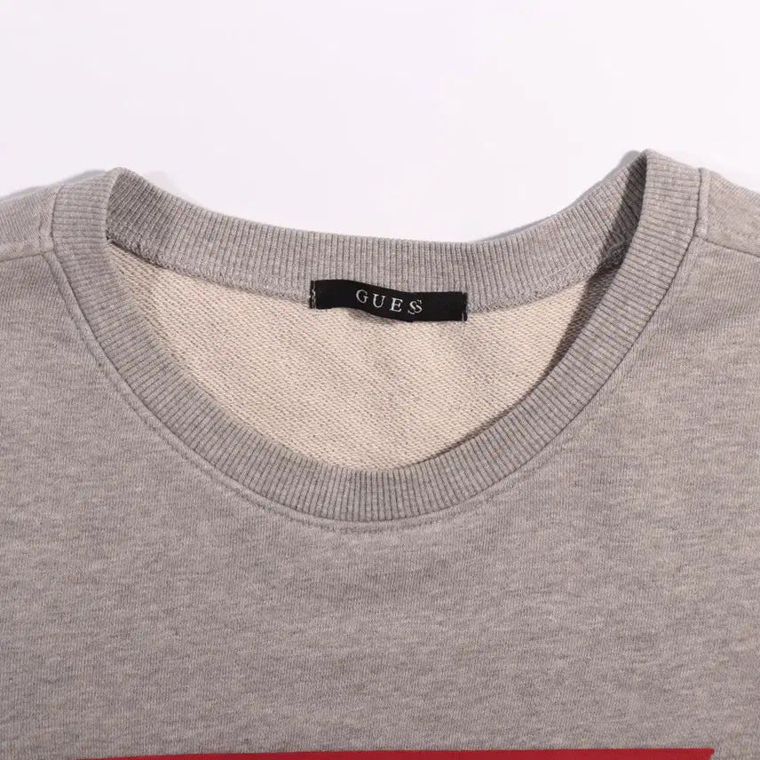 [BUNJANG] Guess Logo Sweatshirt B347 / 게스 로고 맨투맨 B347