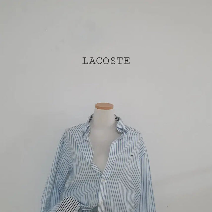 [BUNJANG] Lacoste Striped Shirt / No.26032006 라코스테 스트라이프 셔츠 블루