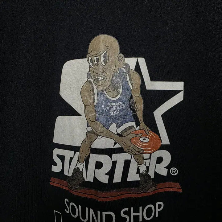 [BUNJANG] Starter x Balansa Printed T-shirt / [STARTER] 남성 스타터 x 발란사 프린팅 반팔티 USA M