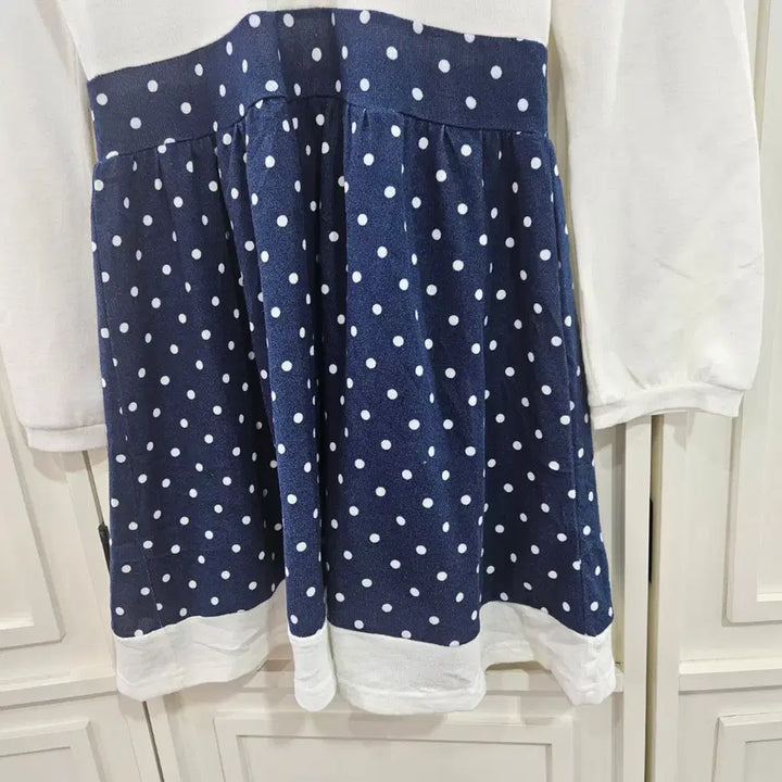 [BUNJANG] Mary Rose Dot Pattern Long Sleeve Dress / 도트 긴팔 원피스
